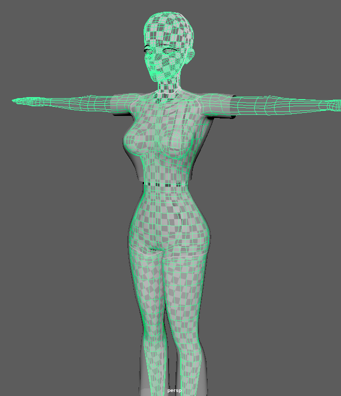 3D Model of a woman